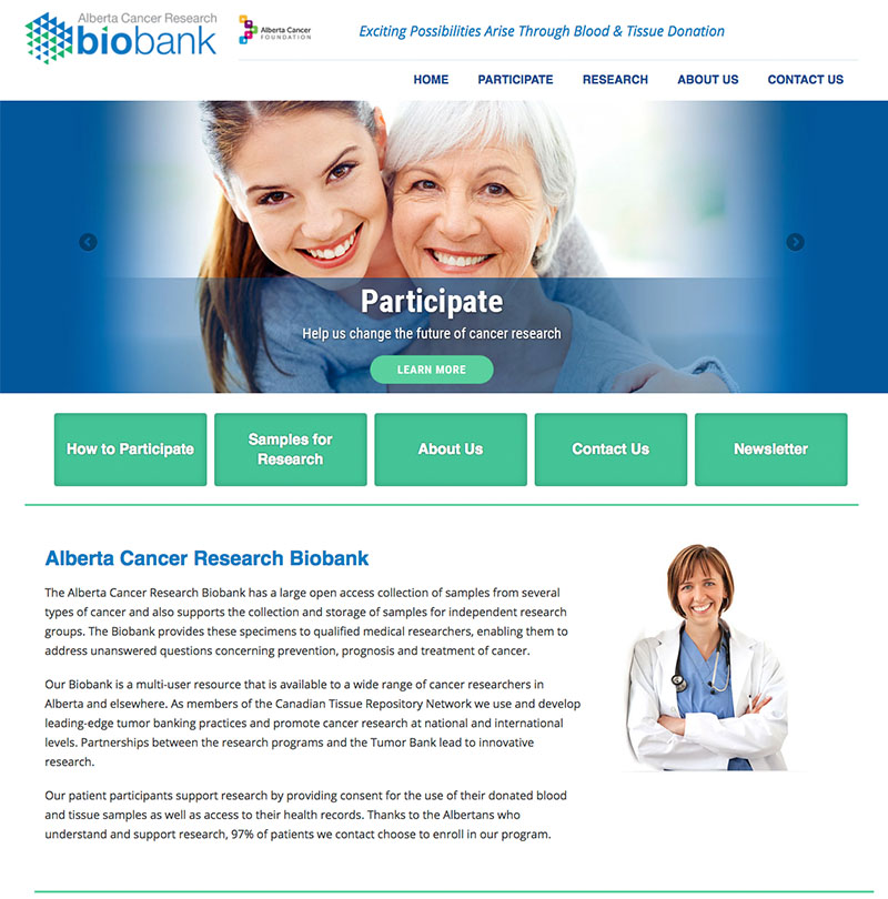 Alberta Cancer Research Biobank