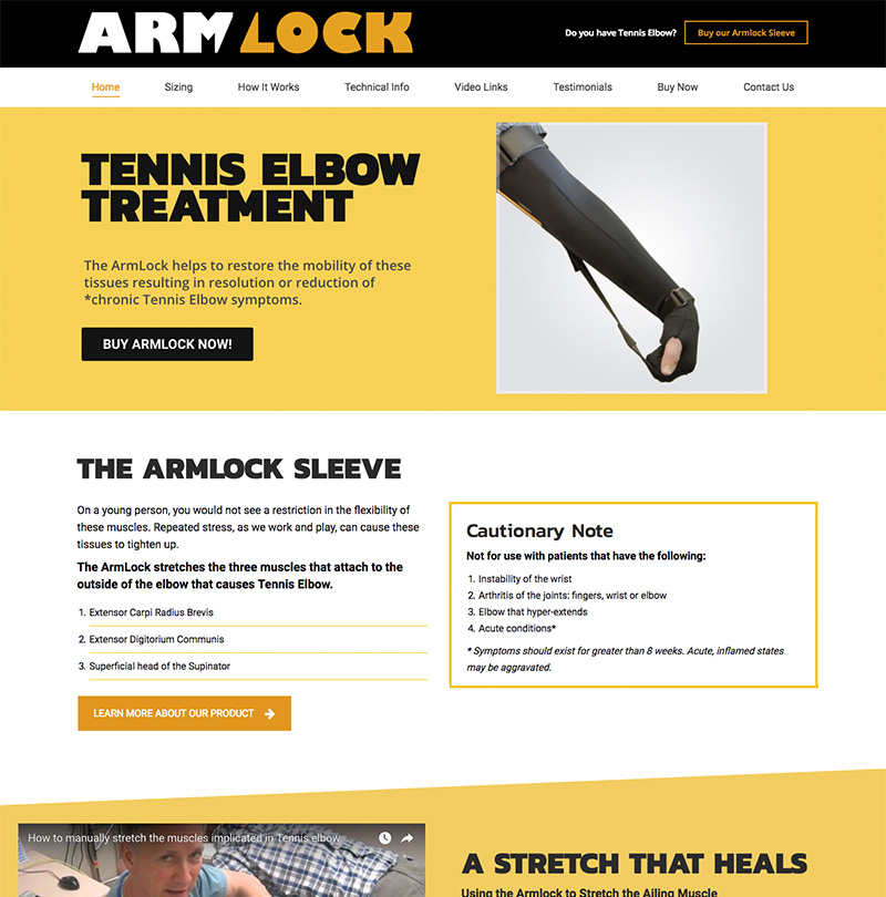 Armlock Tennis Elbow R&D Ltd.