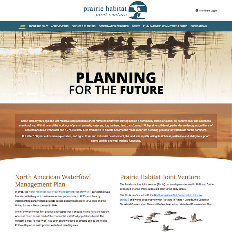 Prairie Habitat Joint Venture (PHJV)